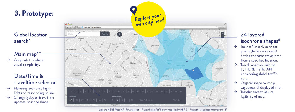 Isoscope – Visualizing temporal mobility variance with isochrone maps